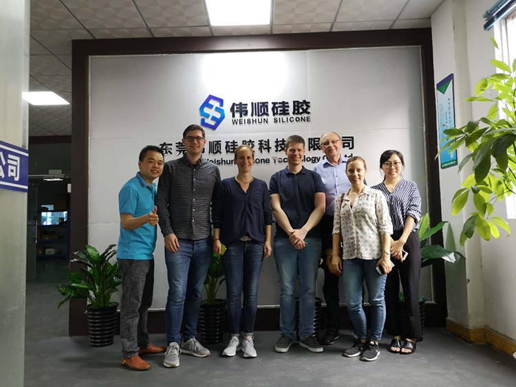 德国客户来91免费片版下载参观洽谈业务