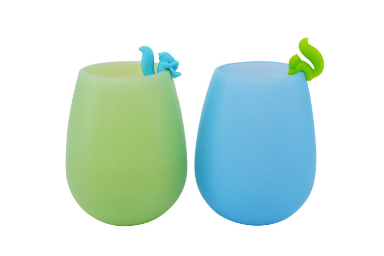 硅胶酒杯识别器,酒杯识别标签,松鼠酒杯识别标记 硅胶酒杯识别器,酒杯识别标签,松鼠酒杯识别标记