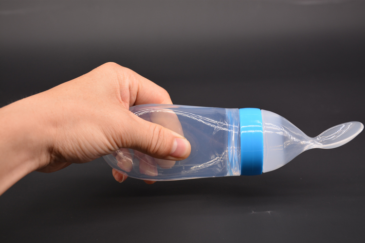 硅胶喂养勺 硅胶喂养勺