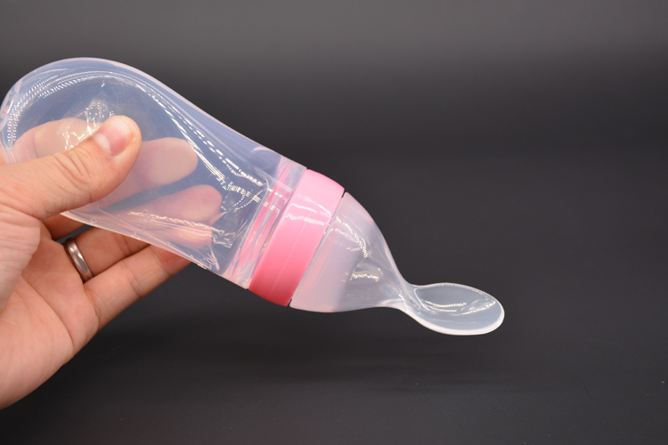 硅胶喂养勺 硅胶喂养勺