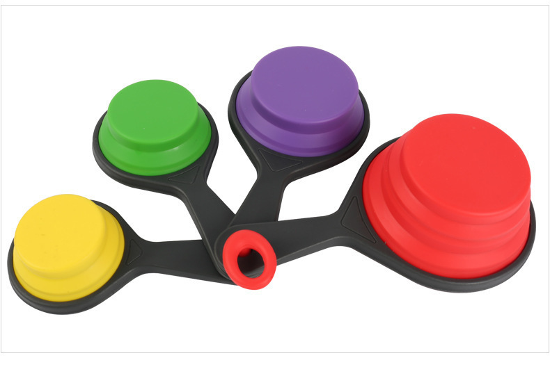 硅胶折叠量杯套装工厂 硅胶折叠量杯套装工厂